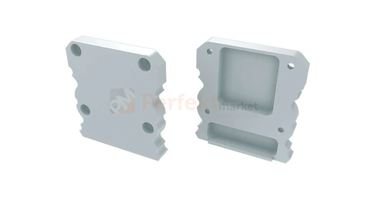 Zaślepki do profilu talia+m1 lumines pełna aluminiowa alu srebrna biała perfektmarket sklep elektryczny oświetlenie_led