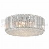 lampa sufitowa kryształowa dekoracyjna ozdobna okrągła chrom biały srebrny G9 PRINCE C0360-05B-F4AC oświetlenie_led zuma line perfektmarket