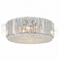 lampa sufitowa kryształowa dekoracyjna ozdobna okrągła chrom biały srebrny G9 PRINCE C0360-05B-F4AC oświetlenie_led zuma line perfektmarket
