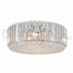 lampa sufitowa kryształowa dekoracyjna ozdobna okrągła chrom biały srebrny G9 PRINCE C0360-05B-F4AC oświetlenie_led zuma line perfektmarket