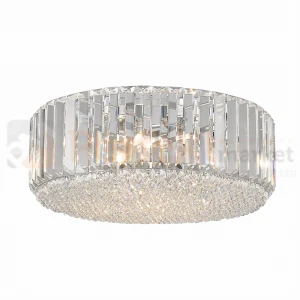 Lampa sufitowa glamour PRINCE C0360-05B-F4AC Zuma Line chrom kryształowa