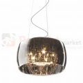 Lampa wisząca kryształowa crystal kula okrągła g9 oświetlenie_led zuma line perfektmarket
