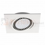 oprawa halogenowa ruchoma lampa sufitowa biała ar111 gu10 Lampa sufitowa 20071-BK BOXY DL 1 oświetlenie_led zuma line perfektmarket