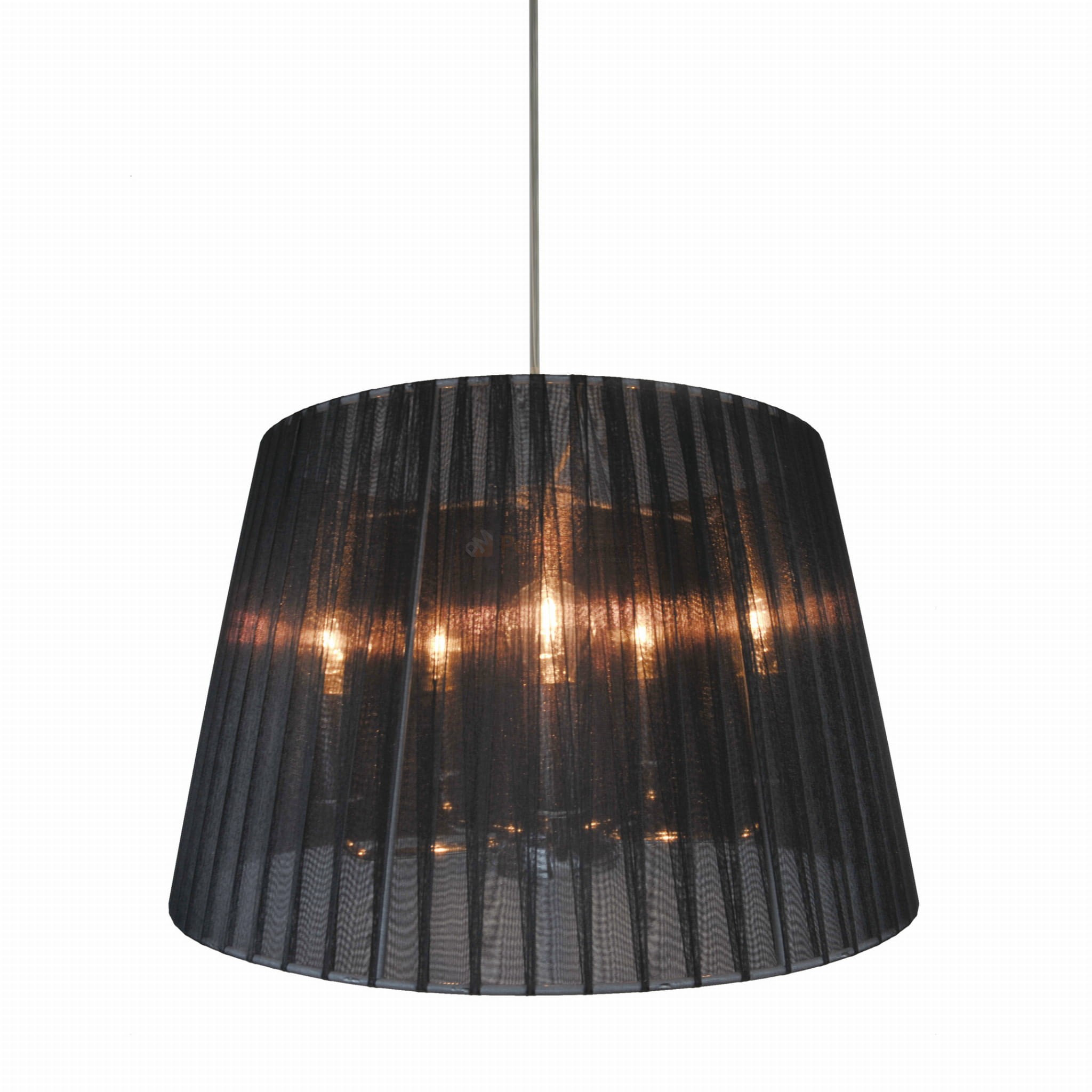 Lampa wisząca sufitowa oświetlenie_LED led czarna tkanina plisowana BLOIS PENDANT P16194-BK Zuma Line perfektmarket.jpg
