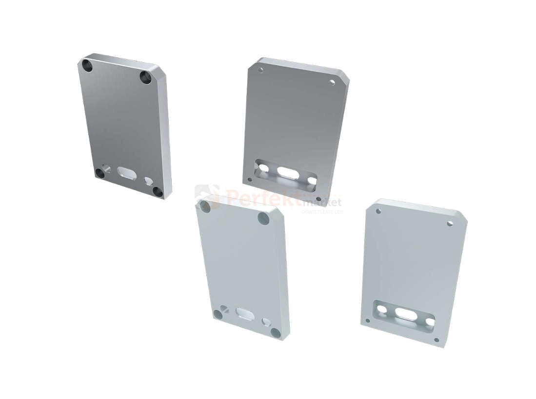 Zaślepki do profilu talia_M2 lumines z_otworem aluminiowa alu srebrna biała perfektmarket sklep elektryczny oświetlenie_led