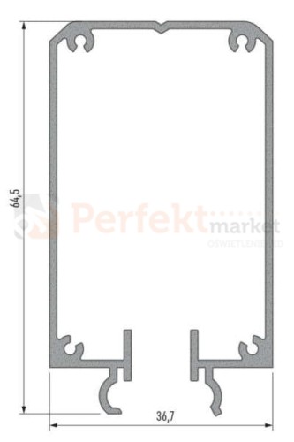 profil aluminiowy led lumines talia m2 oświetlenie_led montażowy lampa_led