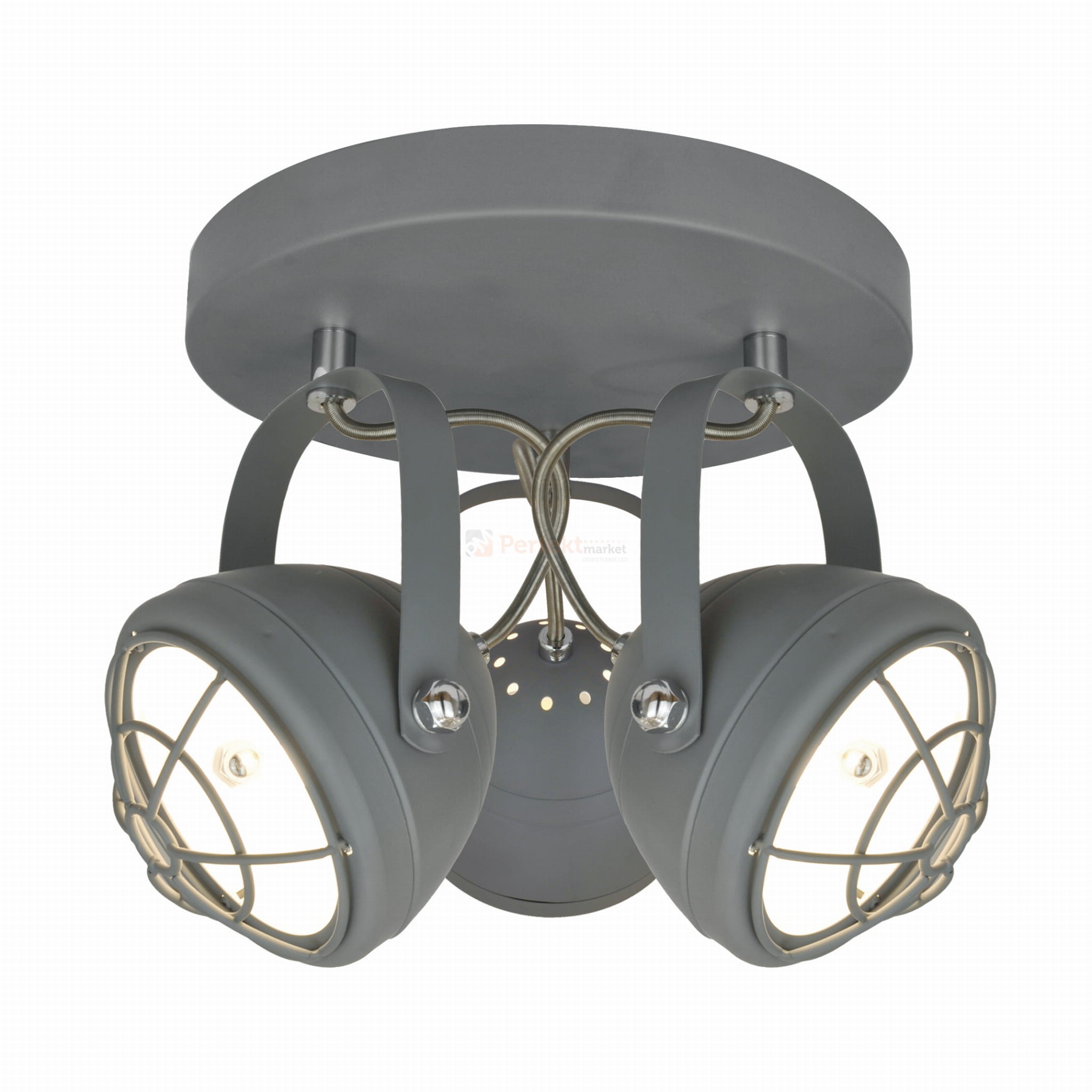 plafon halogen spot lampa sufitowa szara BALVE G917006-3R oświetlenie_led zuma line industrial styl_industrialny perfektmarket