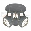 plafon halogen spot lampa sufitowa szara BALVE G917006-3R oświetlenie_led zuma line industrial styl_industrialny perfektmarket