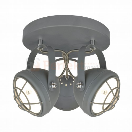 plafon halogen spot lampa sufitowa szara BALVE G917006-3R oświetlenie_led zuma line industrial styl_industrialny perfektmarket