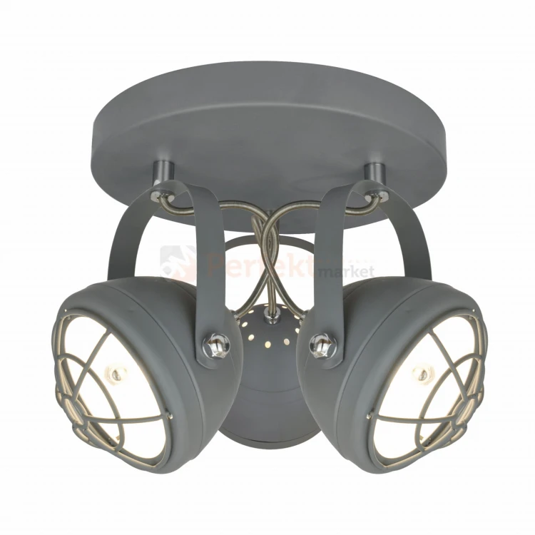 plafon halogen spot lampa sufitowa szara BALVE G917006-3R oświetlenie_led zuma line industrial styl_industrialny perfektmarket
