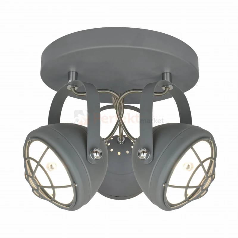 plafon halogen spot lampa sufitowa szara BALVE G917006-3R oświetlenie_led zuma line industrial styl_industrialny perfektmarket
