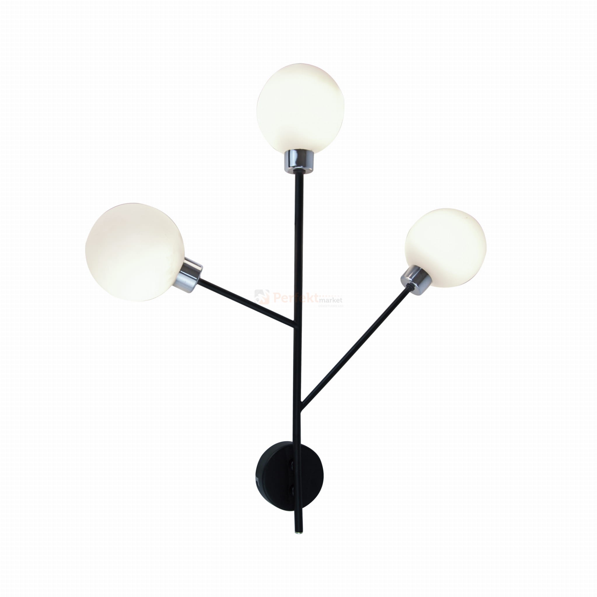 Lampa ścienna kinkiet oświetlenie_LED led modernizm czarna biała CARACAS WALL P17200-3W Zuma Line perfektmarket.jpg