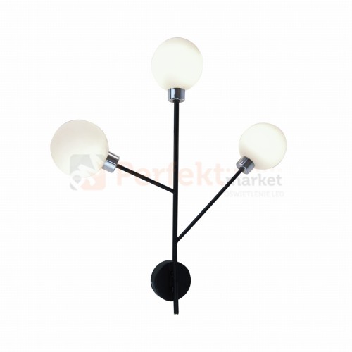Lampa ścienna kinkiet oświetlenie_LED led modernizm czarna biała CARACAS WALL P17200-3W Zuma Line perfektmarket.jpg