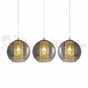 Lampa wisząca IVIA P12082D-3 IVIA szkło kryształ Zuma Line
