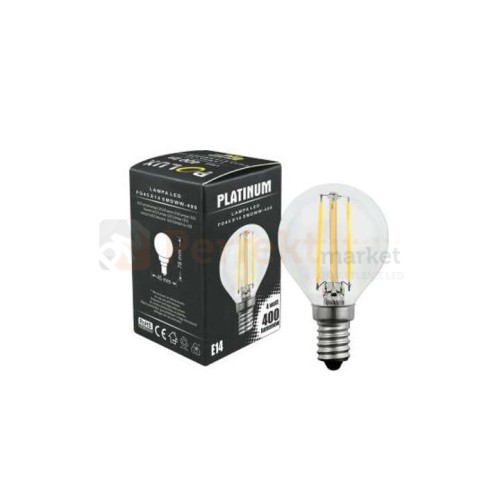 305077 żarówka 4W e14 ciepła kulka 400lm 3000K led oświetlenie_led polux platinum