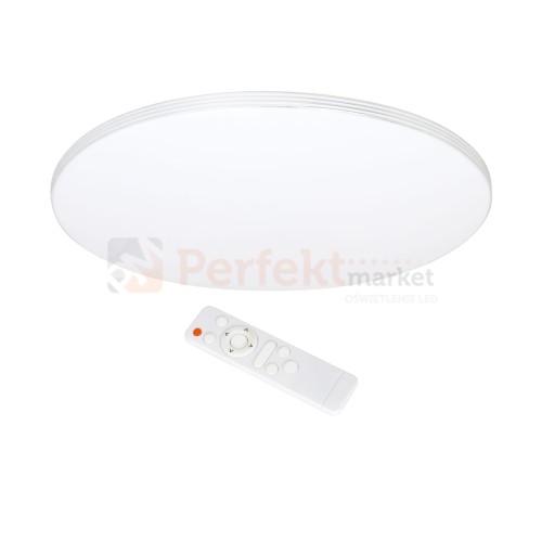 milagro plafon siena duży LED okrągły milagro biały sciemnialny na_pilota ml3703 80w perfektmarket