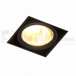 oprawa halogenowa ruchoma lampa sufitowa czarna ONEON DL 50-1 SPOT 94361-BK oświetlenie_led zuma line perfektmarket