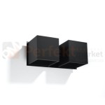 Kinkiet ścienny G9 Quad 2 czarny Sl.0657