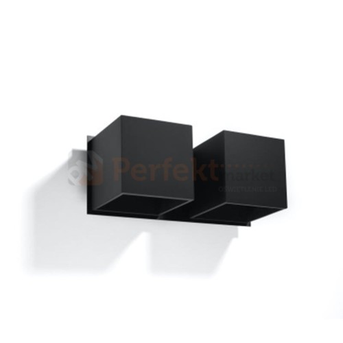 Kinkiet ścienny G9 Quad 2 czarny Sl.0657