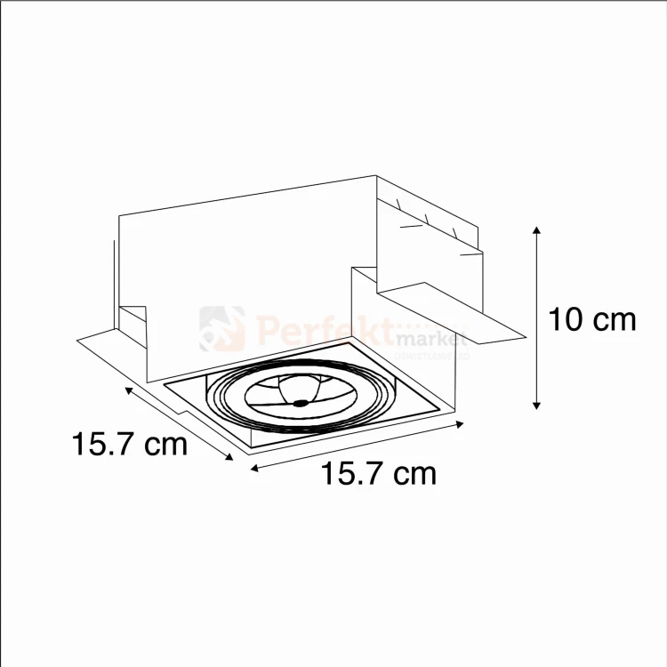 perfekt market oneon ar111 zuma line biały.jpg