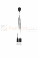 Lampa wisząca DIEGO 3 czarna
