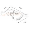 kinkiet ruchoma lampa ścienna szara BALVE G917006-1R oświetlenie_led zuma line perfektmarket wymiary