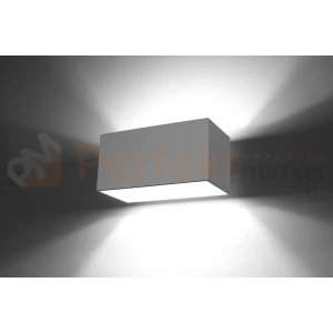 Kinkiet podwójny QUAD MAXI biały Sollux SL.0525