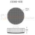 lampa sufitowa kryształowa glamour dekoracyjna ozdobna okrągła chrom biały srebrny G9 PRINCE C0360-05B-F4AC oświetlenie_led zuma line perfektmarket