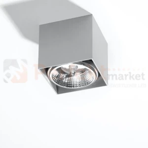 Oprawa sufitowa downlight Blake AR111 ES111 ruchoma pojedyncza szara SL.0699