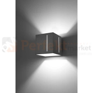 Kinkiet ścienny kostka cube PIXAR szary SL.0396