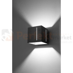 Kinkiet ścienny kostka cube PIXAR czarny SL.0397