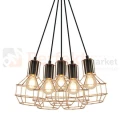 Lampa wisząca sufitowa oświetlenie_LED led druciana sześcian miedziana miedz złota GIULIO PENDANT P12105-L-5 Zuma Line perfektmarket.jpg