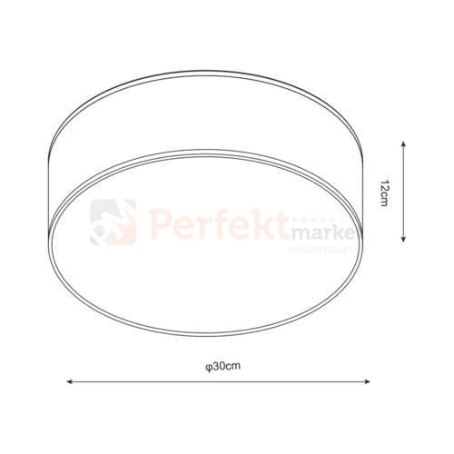 nowoczesna minimalizm perfektmarket design lampa sufitowa plafon LED clara ceiling zuma line biała biały.jpg