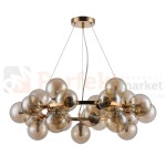 Italux Cabella  PND-5252-25-GD-CGN lampa wisząca złoty