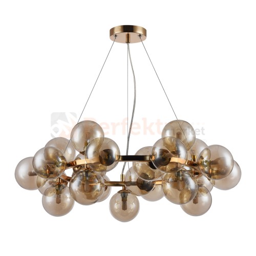 Italux Cabella  PND-5252-25-GD-CGN lampa wisząca złoty