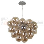 Italux Bento  PND-7273-S-8-CGN lampa wisząca chrom