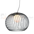 Italux Clarisa  MDM-3842-1 BK lampa wisząca czarny