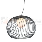 Italux Clarisa  MDM-3842-1 BK lampa wisząca czarny