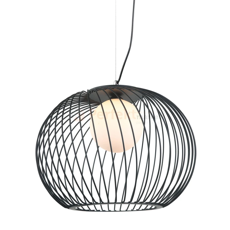 Italux Clarisa  MDM-3842-1 BK lampa wisząca czarny
