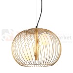 Italux Clarisa  MDM-3843-3 GD lampa wisząca złoty