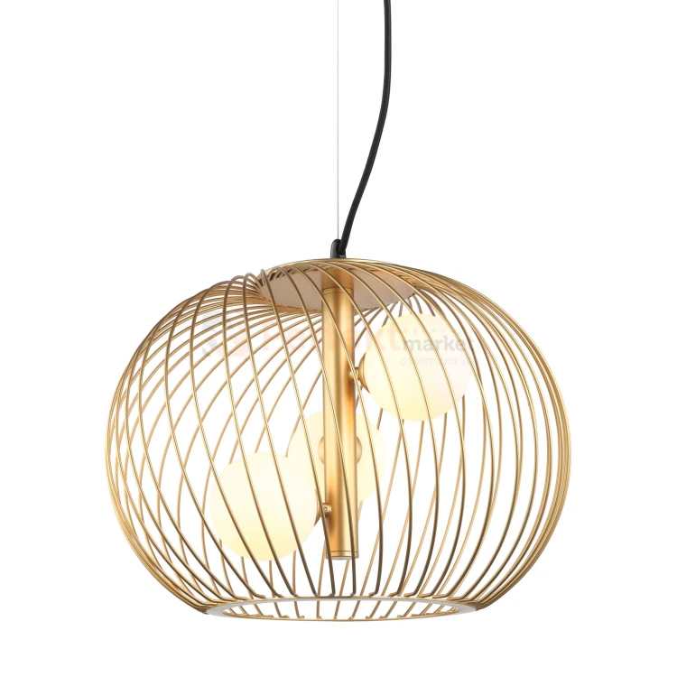 Italux Clarisa  MDM-3843-3 GD lampa wisząca złoty