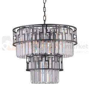 Italux Filip PND-43493-7A lampa wisząca czarna mat