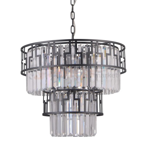 Italux Filip  PND-43493-7A lampa wisząca czarny mat