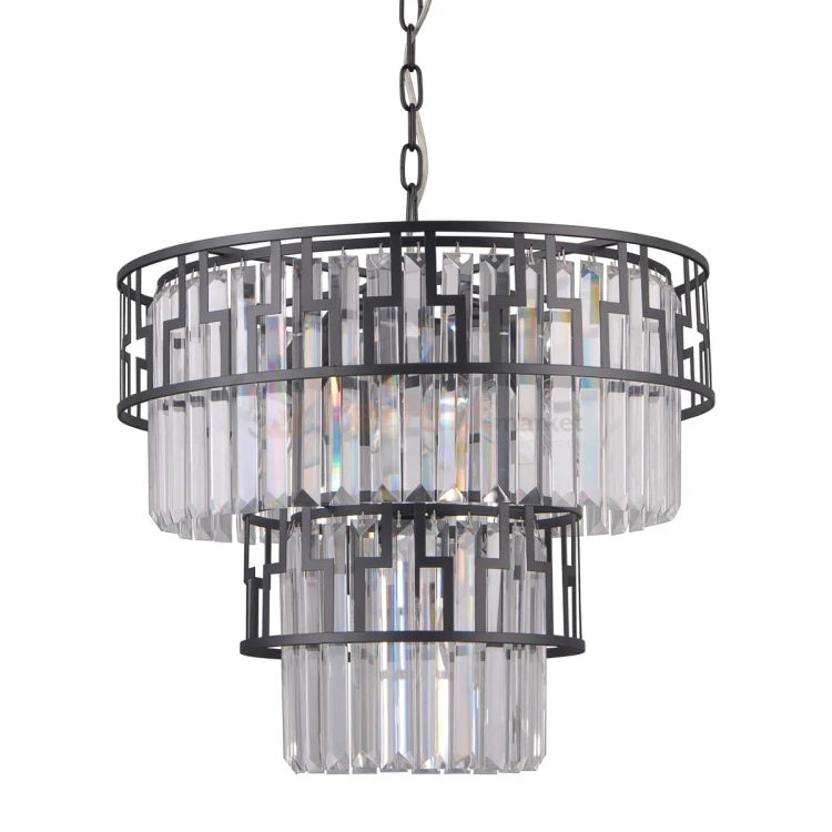 Italux Filip  PND-43493-7A lampa wisząca czarny mat