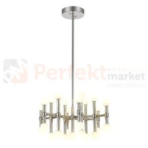 Italux Giovanna MX16009008-25A lampa wisząca nikiel satynowany
