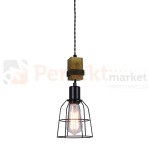 Italux Ponte  PND-4290-1-L lampa wisząca black