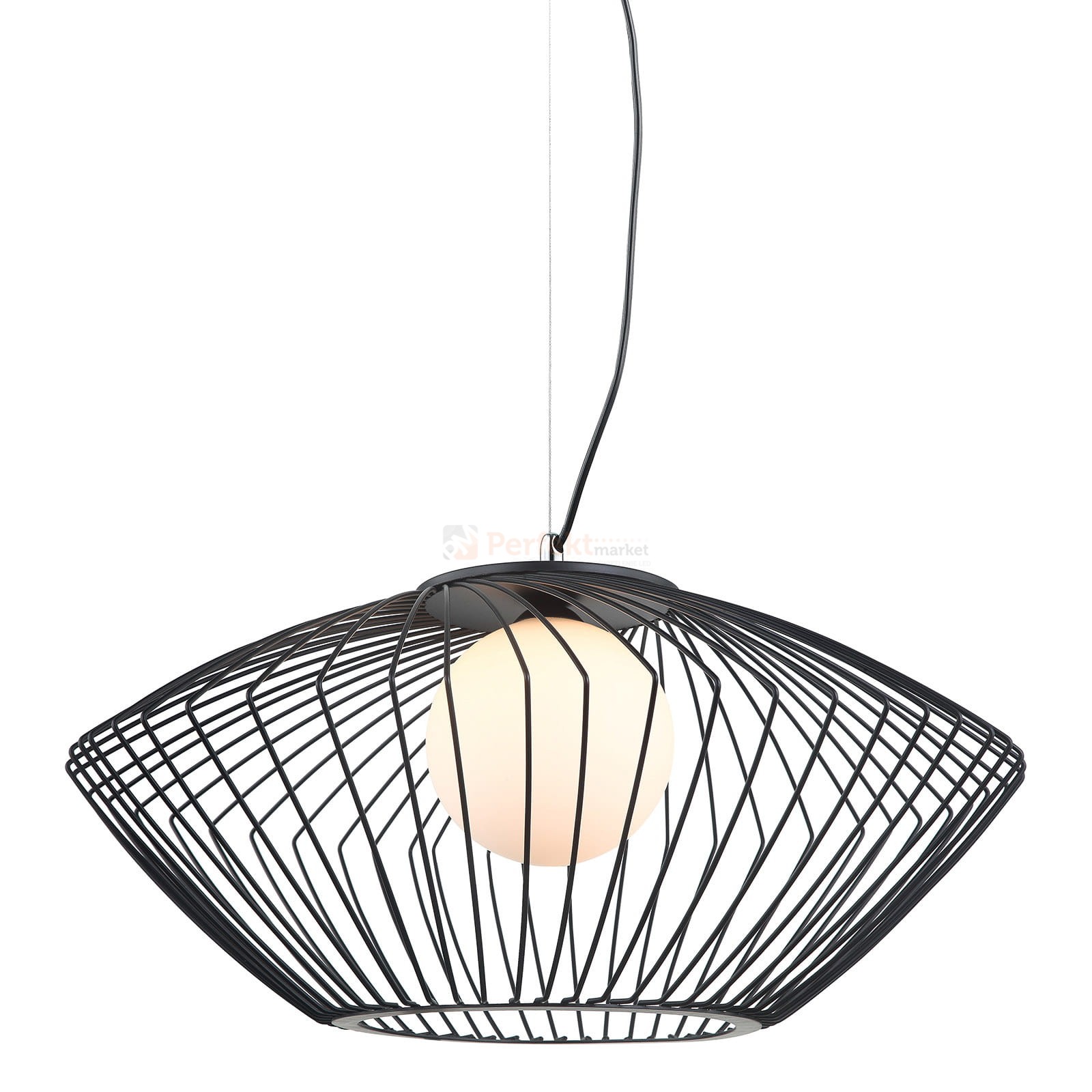 Italux Zeno  MDM-3844-1 BK lampa wisząca czarny