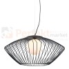 Italux Zeno  MDM-3844-1 BK lampa wisząca czarny