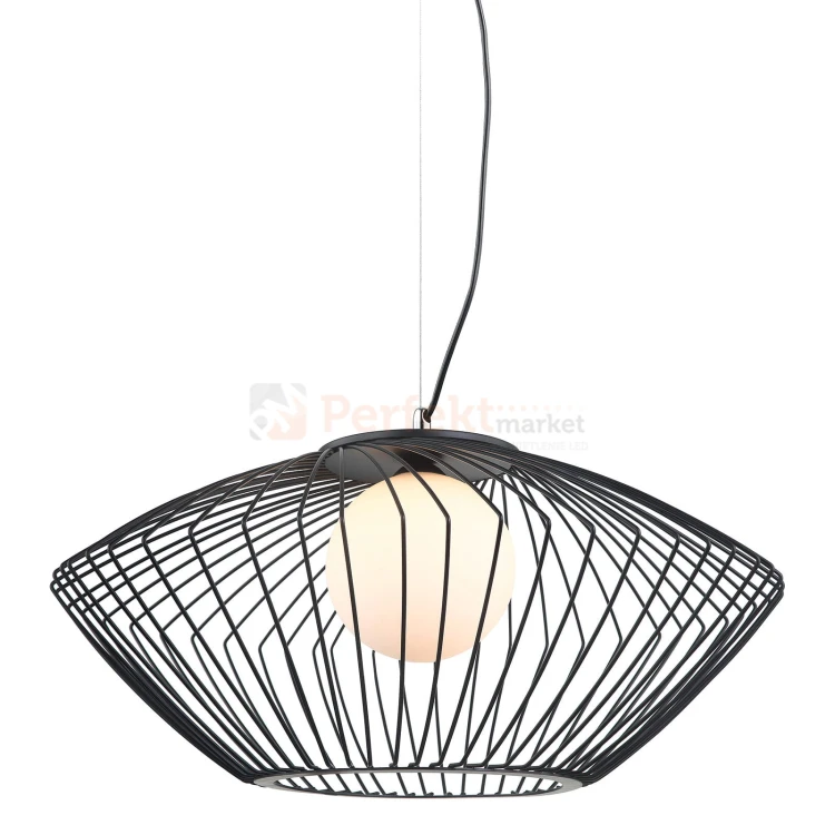 Italux Zeno  MDM-3844-1 BK lampa wisząca czarny