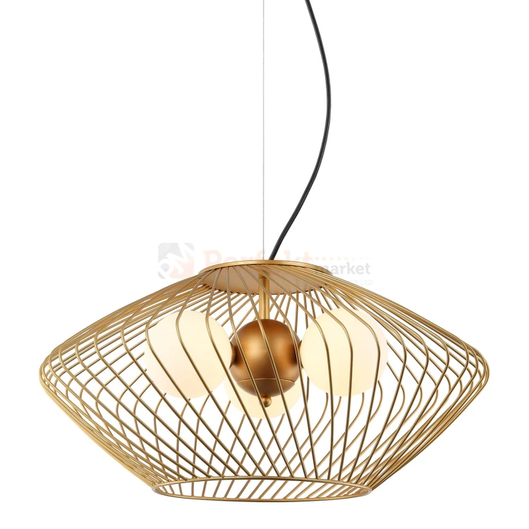 Italux Zeno  MDM-3845-3 GD lampa wisząca złoty